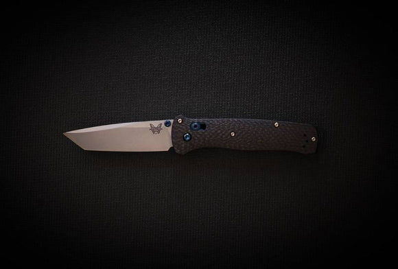 Benchmade Bailout AXIS Lock Knife Tanto CPM-S90V Stainless Steel Blade/Black Carbon Fiber Handle SKU 573-09