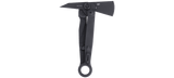 Columbia River Kinematic Provoke X Morphing Axe SUJ2 Ti Nitride Blade/Black Stainless-Steel Handles with GRN Overlays CRKT SKU 4141KX