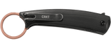 Columbia River Ibi Liner Lock Folding Knife Black G-10 Handle  SKU CRKT 7150