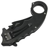 The Bone Edge Spring Assist Dragon Karambit Folding Knife SKU 13245