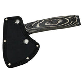 The Bone Edge Tactical Axe Stainless-Steel/Wood Handle w/Sheath 9" SKU 9949