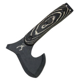 The Bone Edge Tactical Axe Stainless-Steel/Wood Handle w/Sheath 9" SKU 9949