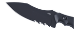 Columbia River Bugsy Fixed Knife w/Kydex Sheath 1095 High Carbon Steel Blade/Black G10 Handle SKU CRKT 3605KV