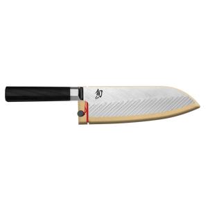 Shun Dual Core Santoku 7" Knife w Saya SKU VG0021