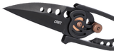Columbia River Snap Lock Knife Black Titanium Nitride 420J2 Stainless Steel Blade/Black 420J2 Stainless Steel Handle  SKU CRKT 5102NK