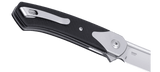 Columbia River Viento Liner Lock Knife Bead Blast D2 Tool Steel Blade/Black G10 with Stainless Steel Handle SKU CRKT 7135