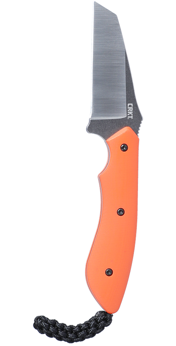 Columbia River S.P.I.T. Knife Small Pocket Inverted Tanto Orange G-10 SKU CRKT 2399