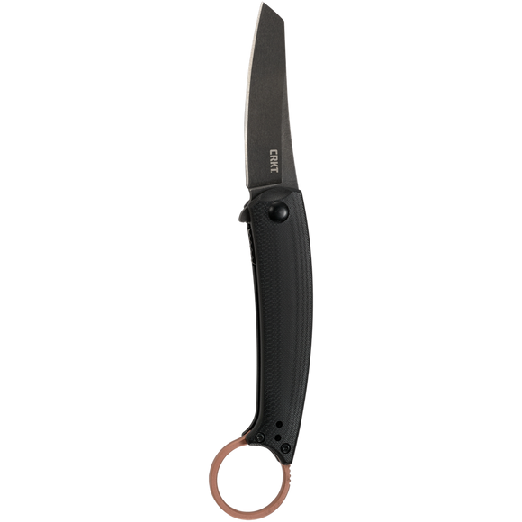 Columbia River Ibi Liner Lock Folding Knife Black G-10 Handle  SKU CRKT 7150