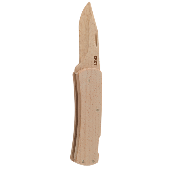 Columbia River Nathan's Wooden Lock Back Knife Kit (Beechwood) SKU CRKT 1032/CR1032