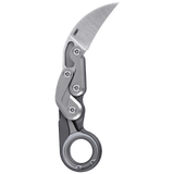 Columbia River Provoke Kinetic Karambit Knife Satin Finish D2 Tool Steel Blade/Gunmetal Aluminum Handle SKU CRKT 4040G