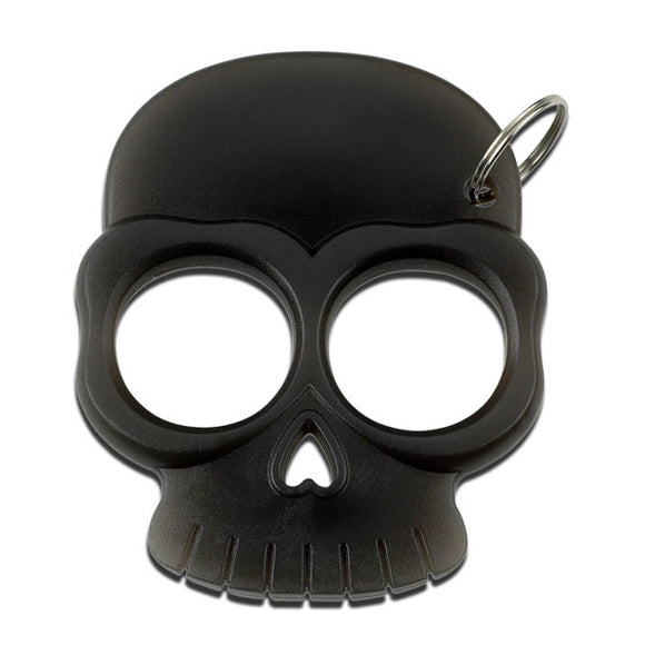 Self Defense Knuckles Keyring Black ABS Skull SKU BK-11BK