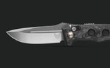Benchmade Shane Sibert Mini Adamas Automatic Knife CPM-MagnaCut Steel Blade/Marbled Carbon Fiber Handle SKU 2730-03