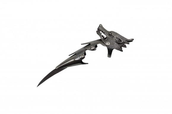 Wolf Finger Claw Ring w/Blade 6