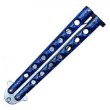 Butterfly Pocketknife 9" Overall Blue SKU YC9939BL