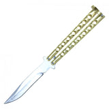 Butterfly Pocketknife 9" Overall Gold SKU YC9939GD