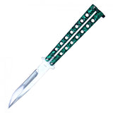 Butterfly Pocketknife 9" Overall Green SKU YC9939GN