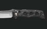 Benchmade Shane Sibert Mini Adamas Automatic Knife CPM-MagnaCut Steel Blade/Marbled Carbon Fiber Handle SKU 2730-03