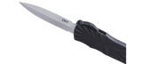 Columbia River Twist Tighe Compact Auto OTF Knife Stonewash MagnaCut Stainless Steel Blade/Green & Black Carbon Fiber Handle SKU CRKT A1100