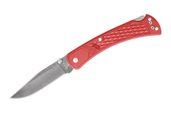 Buck Knives Folding Hunter Slim Red SKU 0110RDS2