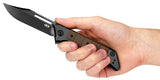Kershaw Zero Tolerance Tim Galyean Frame Lock Knife Brown G-10/Ti SKU 0223