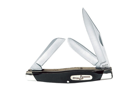 Buck 301 Stockman Pocket Knife 420 SS Blade/Black Valox Handle SKU 0301BKS-B