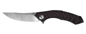 Kershaw Zero Tolerance Sinkevich Flipper Knife Red Carbon Fiber SKU 0462