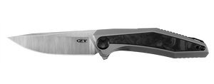 Kershaw Zero Tolerance Sinkevich Flipper Knife Marbled Carbon Fiber SKU 0470