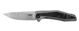Kershaw Zero Tolerance Sinkevich Flipper Knife Marbled Carbon Fiber SKU 0470