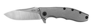 Kershaw Zero Tolerance Hinderer Frame Lock Knife Titanium SKU 0562TI