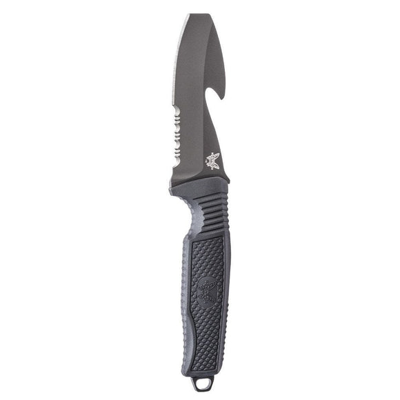 Benchmade H2O Fixed Blade Dive Knife Black Santoprene SKU 112SBK-BLK