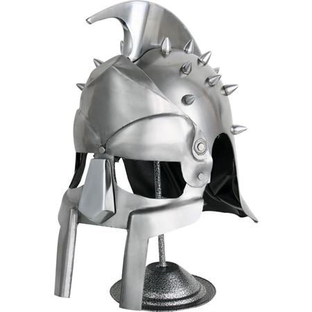 Wearable Gladiator Helmet with Heavy 18 Gage Construction & Stand SKU 901127