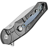 Defcon Jungle Series Titanium Handle D2 Folding Knife SKU TF3329