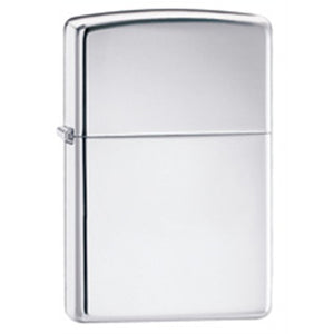 Zippo Plain High Polish Chrome SKU 850034