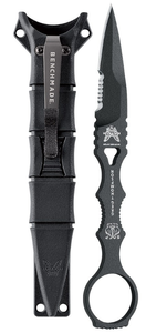 BENCHMADE 178SBK SOCP, SPEAR POINT, FB, SHEATH SKU 178SBK
