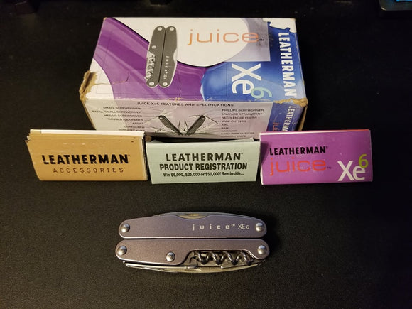 Leatherman Juice XE6 Multi Tool New (Discontinued)