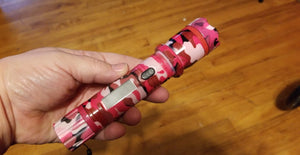 1101 Flashlight Stun Gun Pink Camo SKU 1101PC