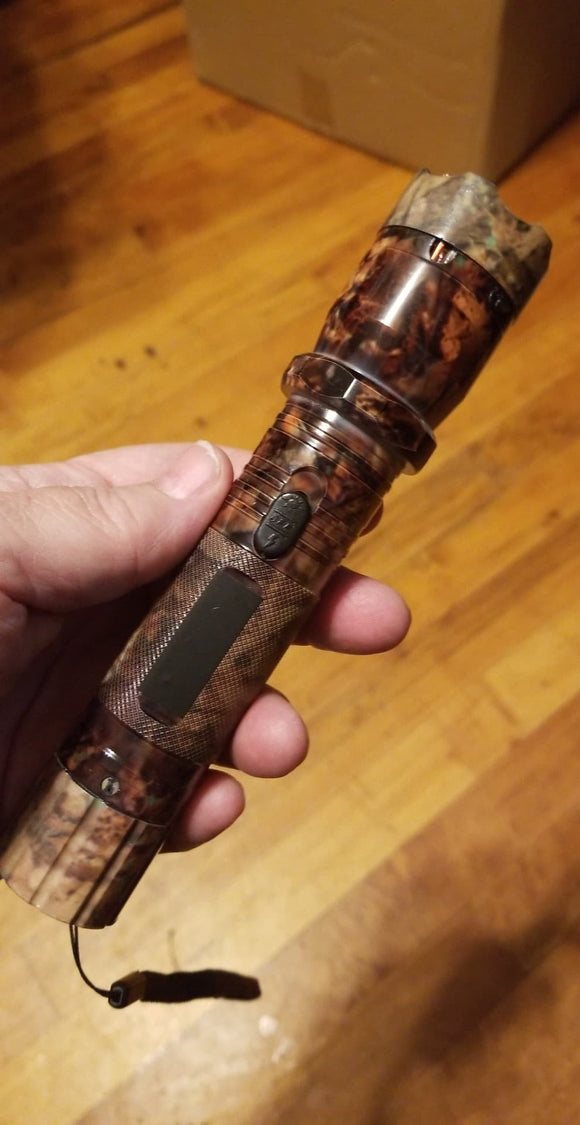 1101 Flashlight Stun Gun Camo SKU 1101CA