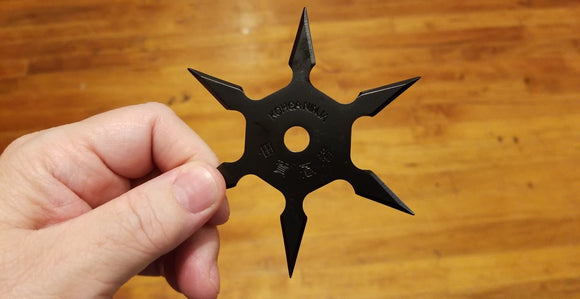 4 Inch 6 Point Throwing Star With Pouch SKU TS-14B