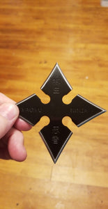 4 Inch 4 Point Throwing Star With Pouch TS-12B
