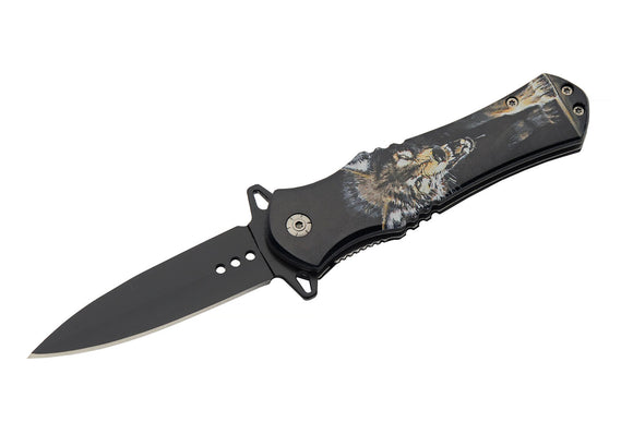 WOLF FOLDING KNIFE SKU 300570-WF