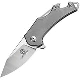 Defcon Jungle Series Rhino Framelock Titanium Handle M390 Folding Knife SKU TF9315