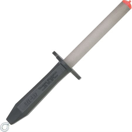 Eze-Lap D5 5 Inch Oval Sharpener with Black Plastic Handle SKU EZLD5