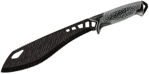 Gerber Versafix  Machete w/Sheath Black Stainless-Steel Acid Etched Blade/Black & Gray Polypropylene Handle   SKU 31-003471N/G3471