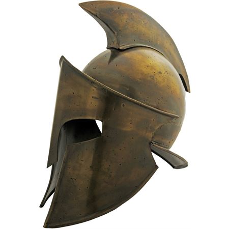 Gold Gladiator Helmet SKU 910984 – Highlander Knives and Swords