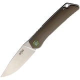 S-TEC Sandvik Stainless Steel Folding Knife w/ G10 HDL SKU TS501K