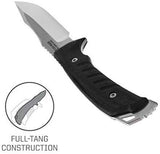 SOG Fixed Blade Knives with Sheath – Pillar USA Made Steel Full Tang Knife, Tactical Knife, Survival Knife w/ Micarta Blade Knife Handle (UF1001-BX)