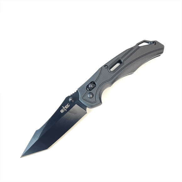 S-TEC G10 Handle Stud Lock Folding Knife SKU TS034