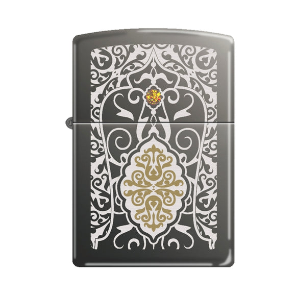 Zippo Filigree Topaz Swarovski Crystal SKU 853207