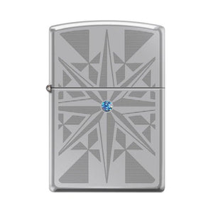 Zippo Star with Blue Swarovski Crystal 48373 SKU 853400