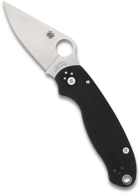 Spyderco Para 3 Compression Lock Knife Black G10 SKU C223GP